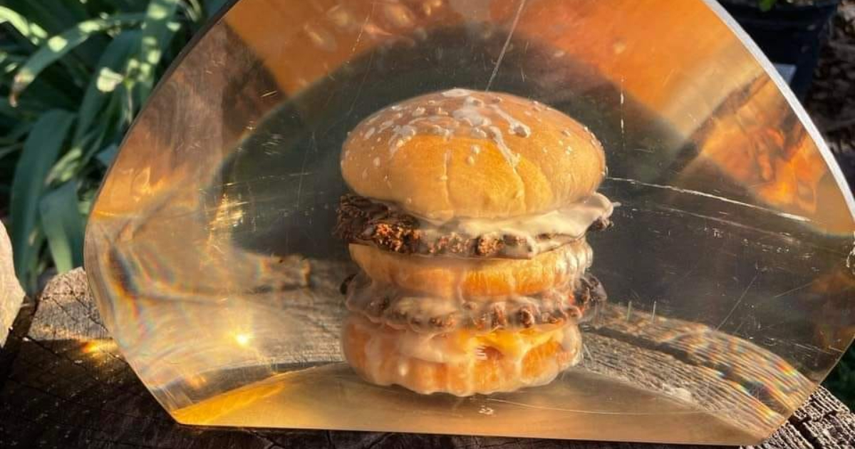 70s-Era Big Mac Encased In Resin Surfaces Online