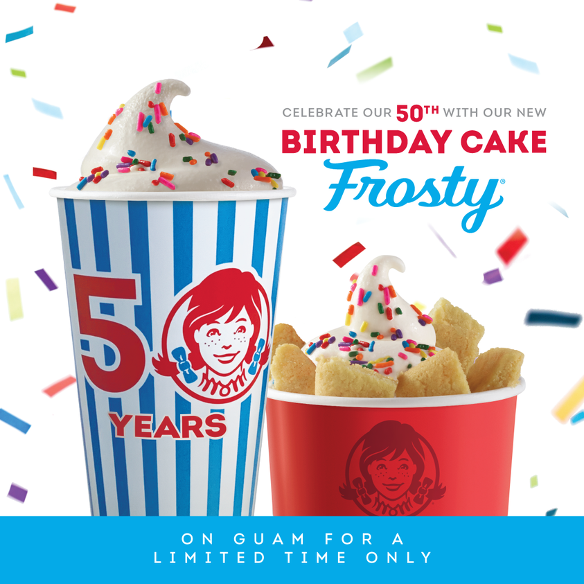 Wendy’s birthday cake Frosty