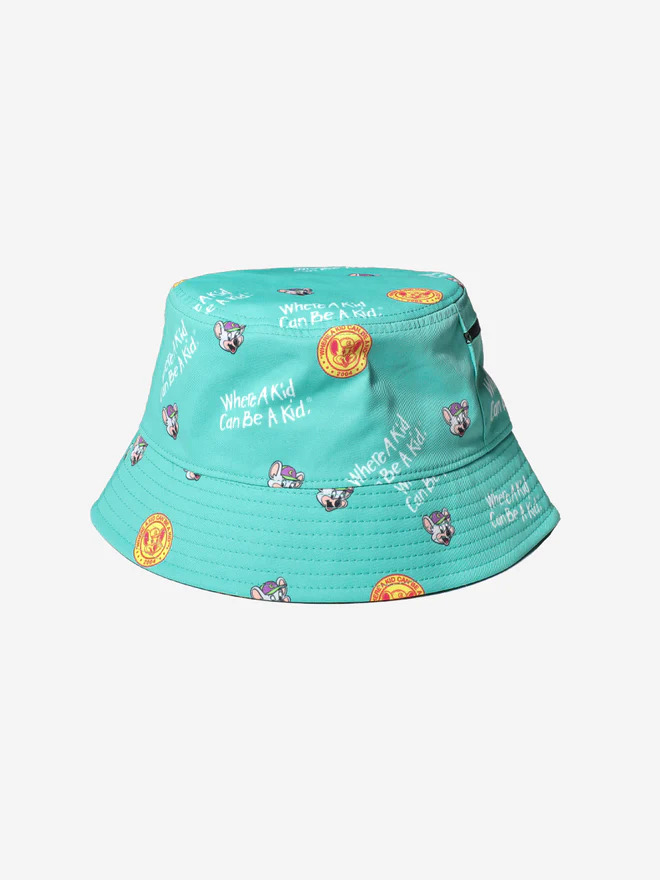 Dumbgood's Chuck E. Cheese Repeat Embroidered Bucket Hat