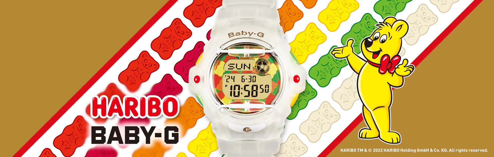 【レア 美品】CASIO Baby-G HARIBO ハリボーコラボ BABY-G ベビーG 限定 HARIBO ハリボー コラボ カシオ CASIO