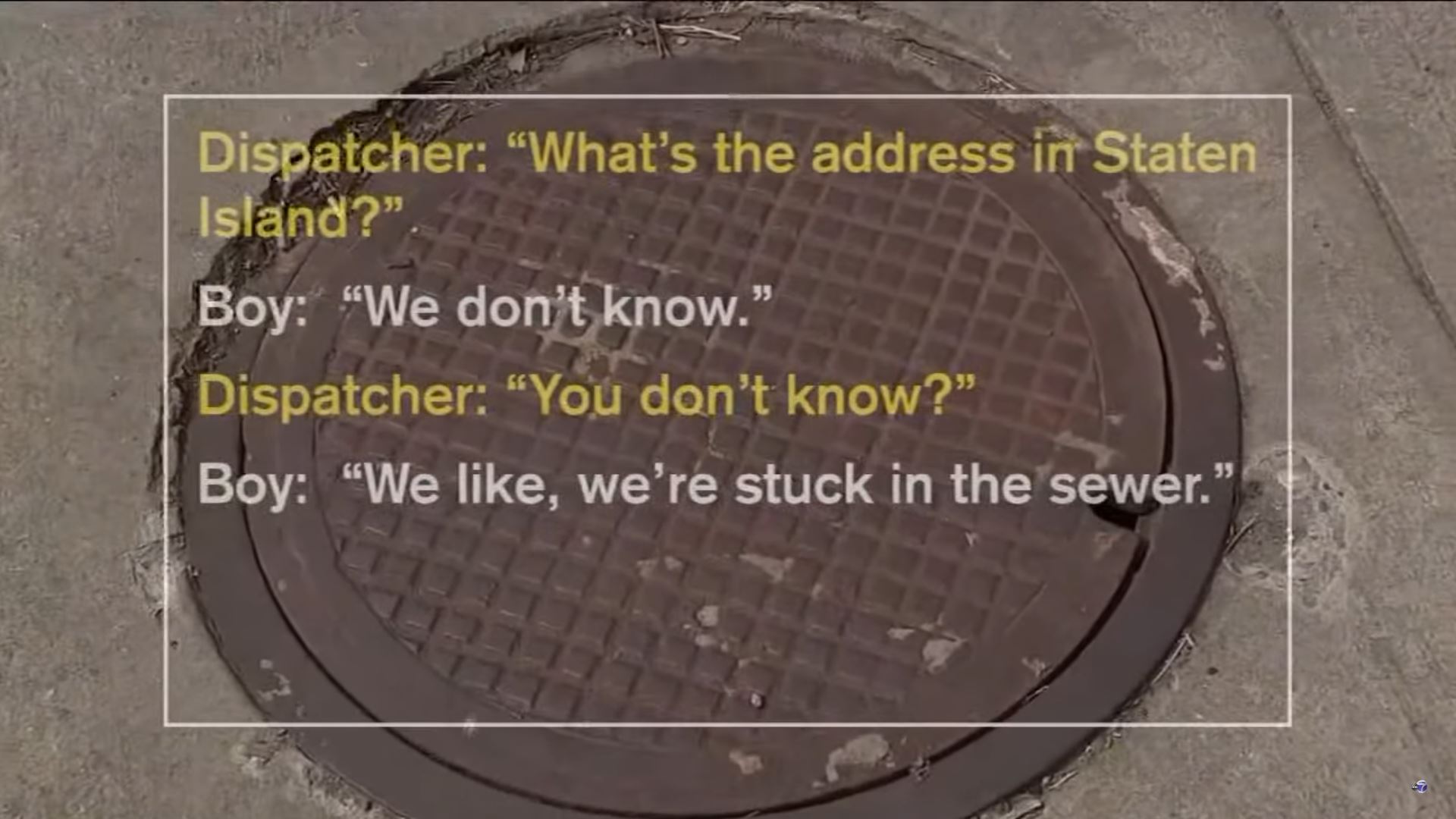 5 Kids Got Lost in Staten Island Sewer System