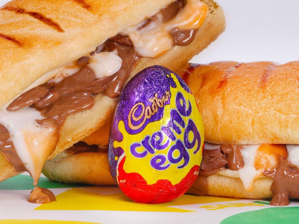 Subway’s Cadbury Creme Egg sandwich