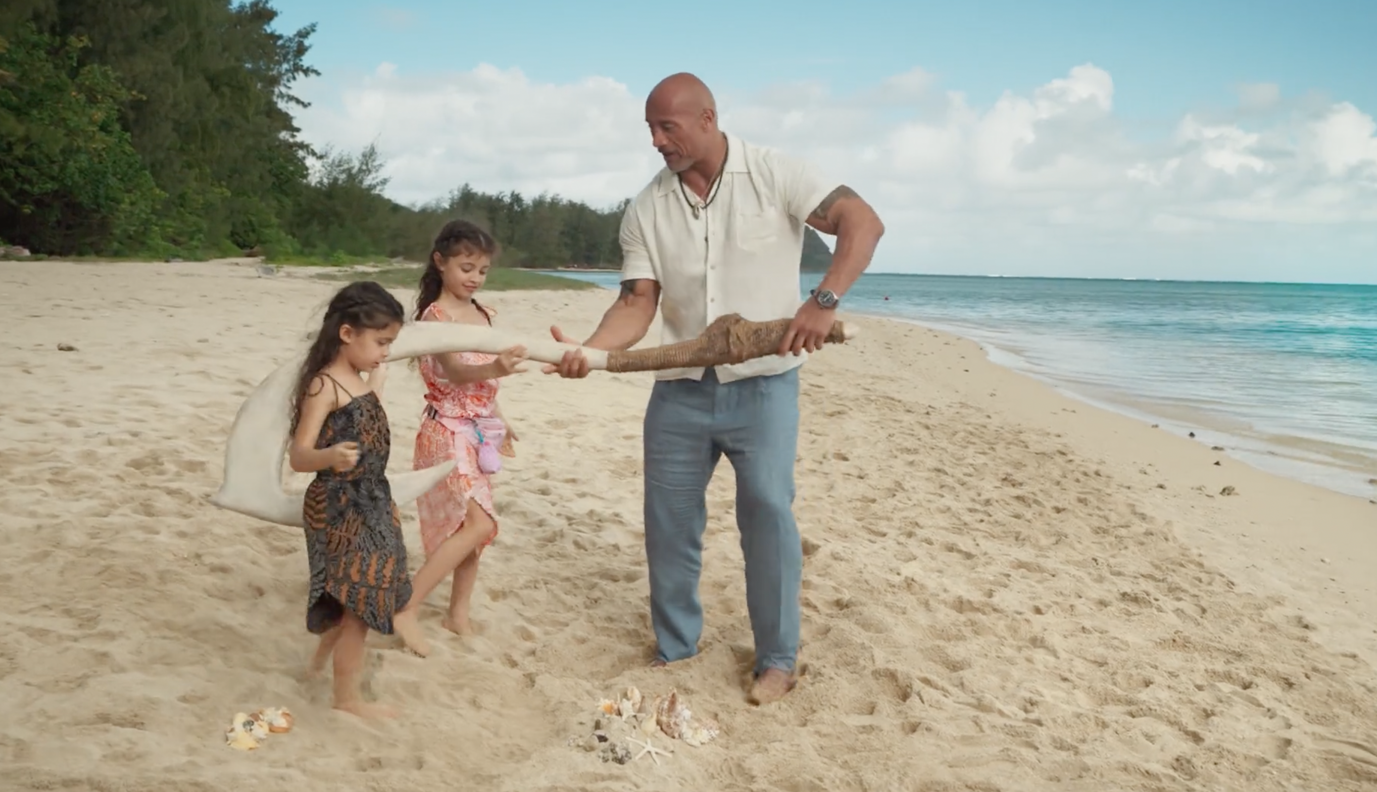 Dwayne "The Rock" Johnson Announces Live Action "Moana"