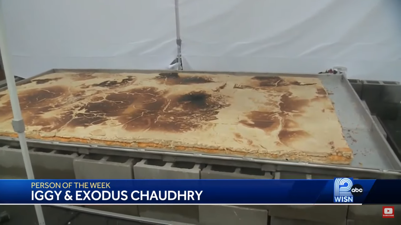 New World Record Set for Largest Grilled Cheese Sandwich