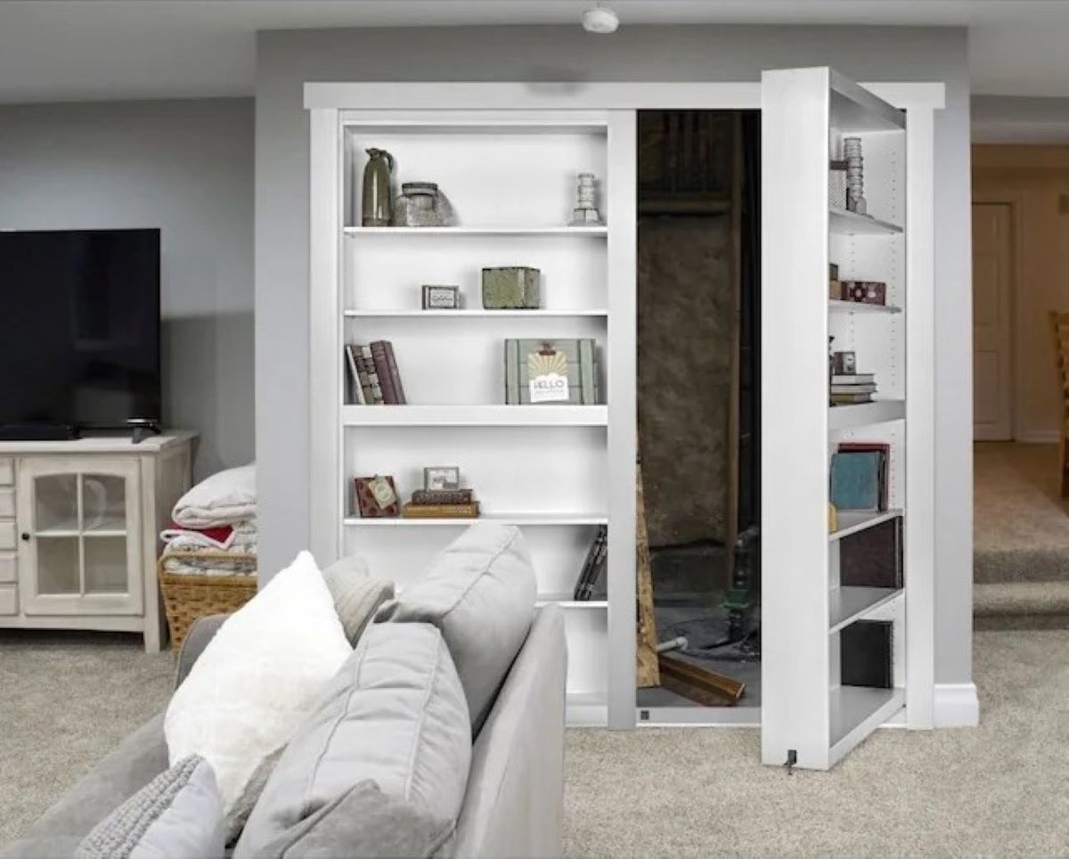 Home Depot Carries Hidden Bookshelf Doors