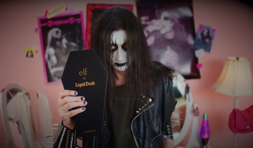 E.l.f, Liquid Death Release Corpse Paint Makeup Line