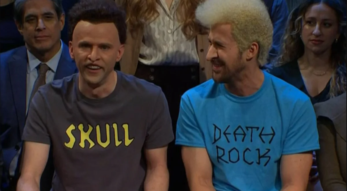 Ryan Gosling Transforms for Beavis and ButtHead "SNL" Sketch