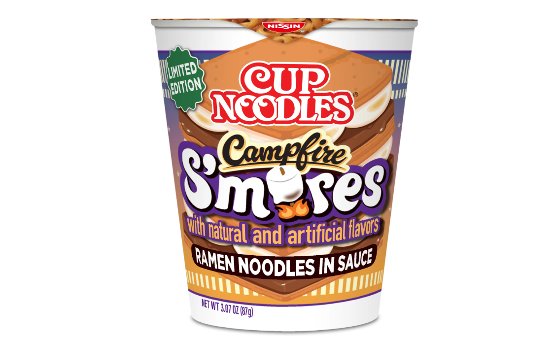 Nissin Releases Campfire S'mores Cup Noodles Flavor