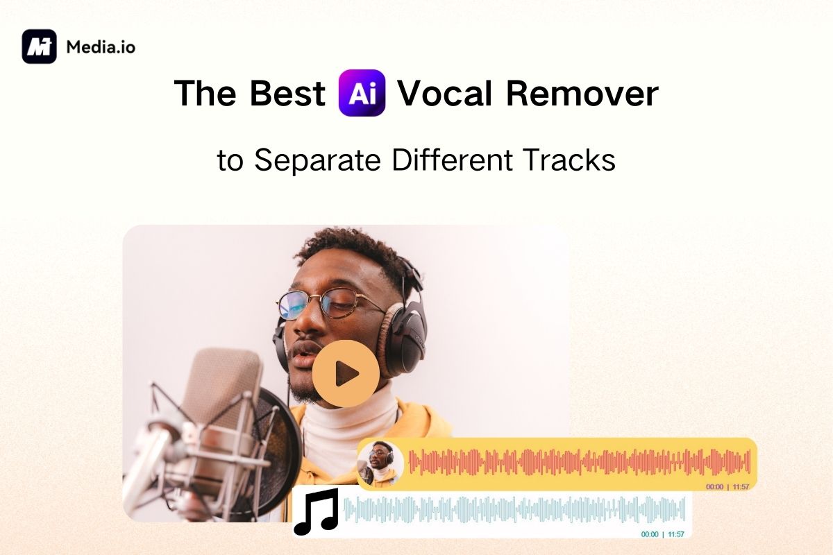 The Best AI Vocal Remover to Separate Different Tracks