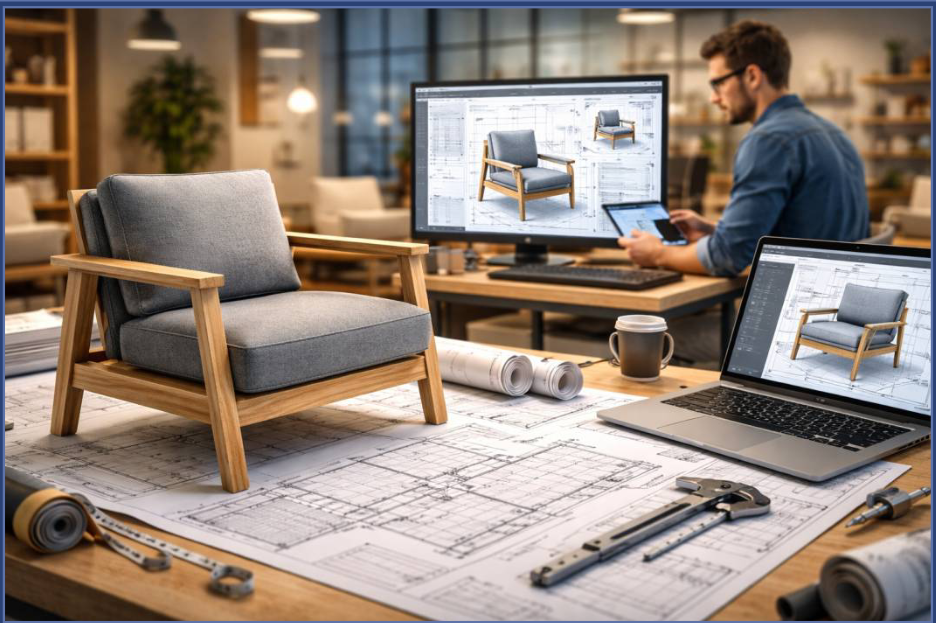 AutoCAD 3D Furniture Drawings: Reduce Prototyping Costs