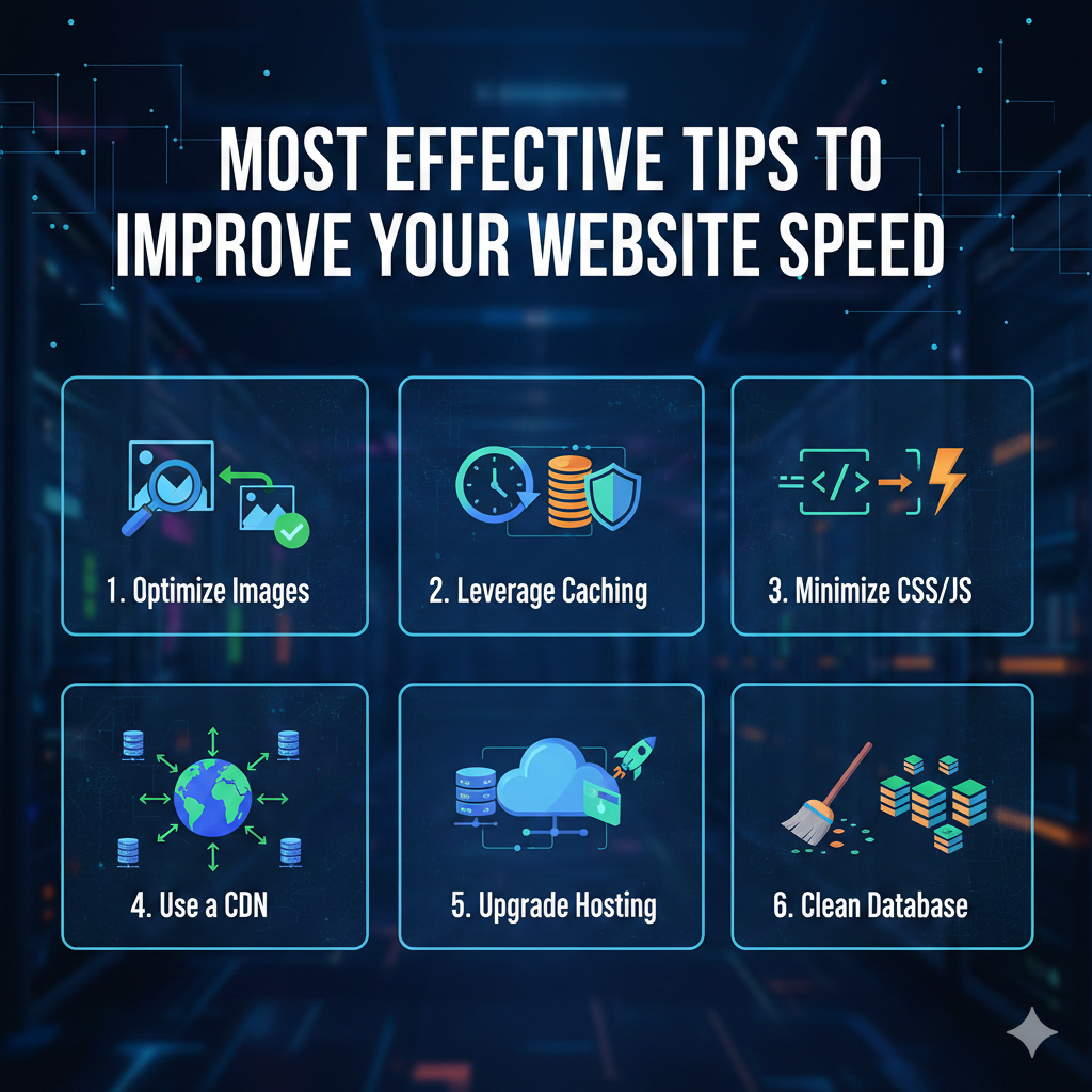 Most Effective Tips to Improve Your Website Speed