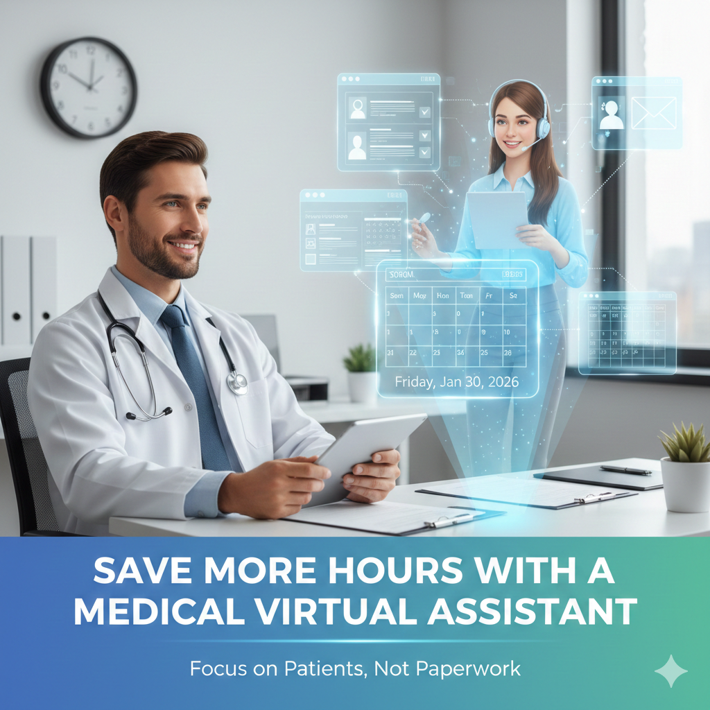 Save More Hours With A Medical Virtual Assistant