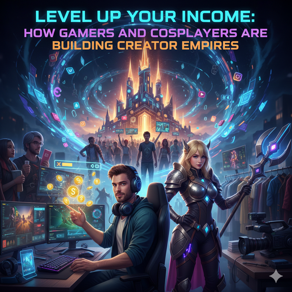 Level Up Your Income: How Gamers and Cosplayers Are Building Creator Empires