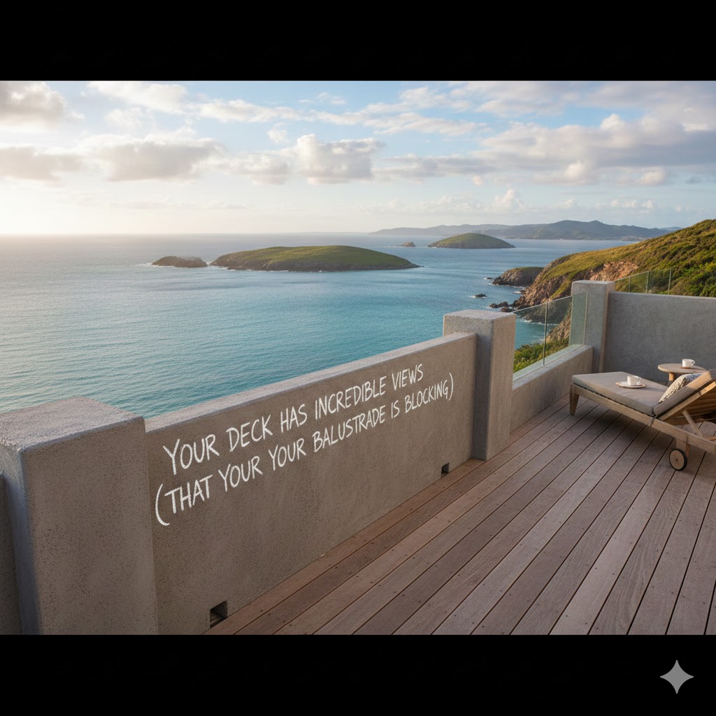 Your Deck Has Amazing Views (That Your Balustrade Is Blocking)