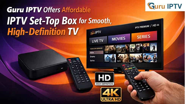 Guru IPTV Offers Affordable IPTV Set-Top Box for Smooth, High-Definition TV