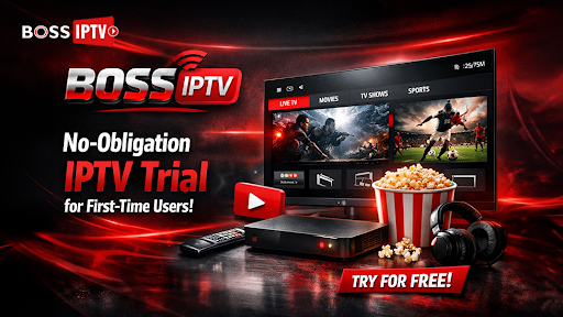 Boss IPTV Offers No-Obligation IPTV Trial for First-Time Users
