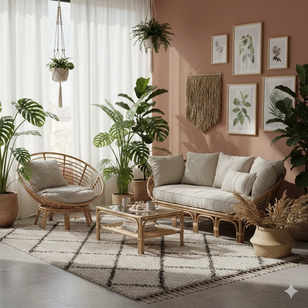 Bohemian Interiors Made Easy with Rattan Furniture
