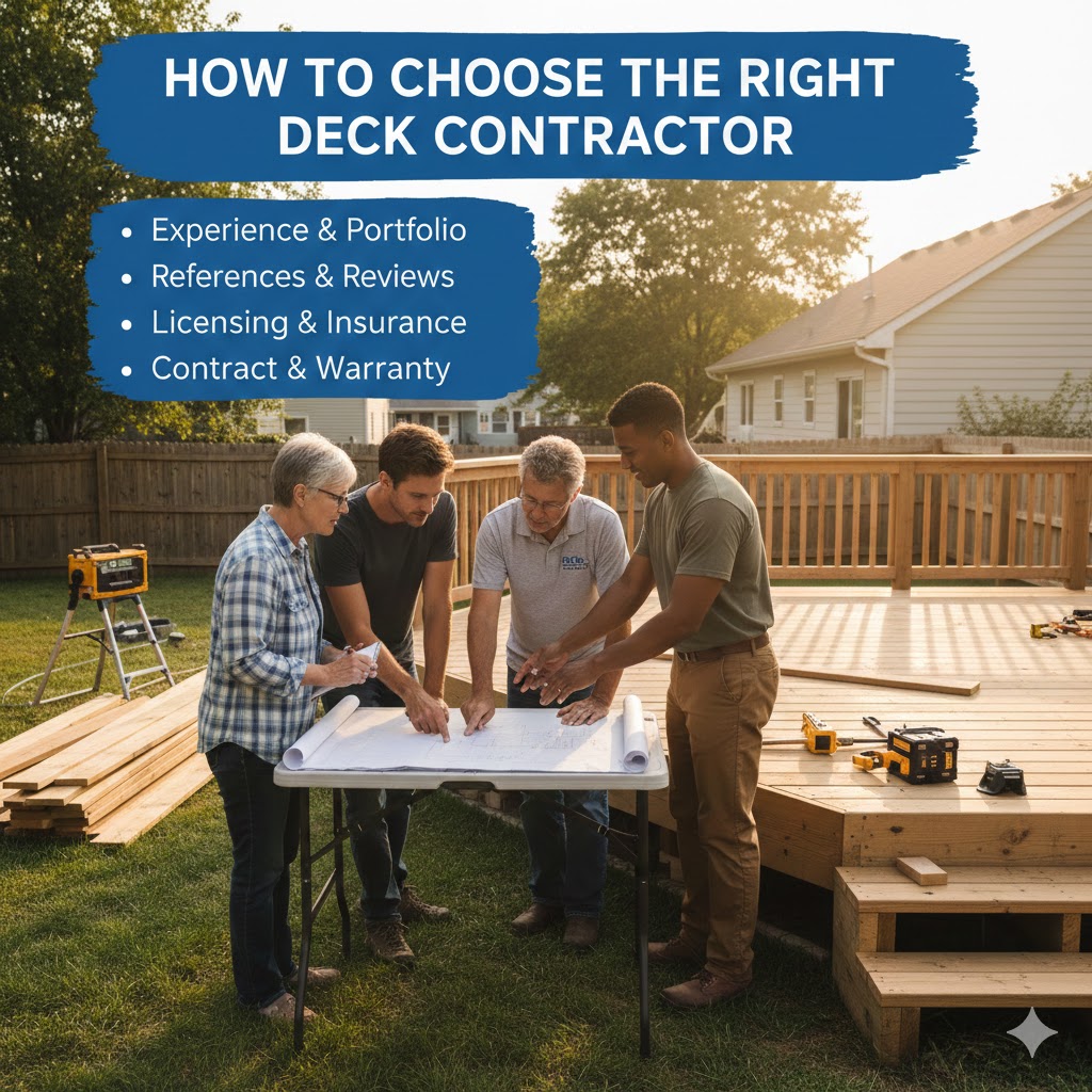 How to Choose the Right Deck Contractor