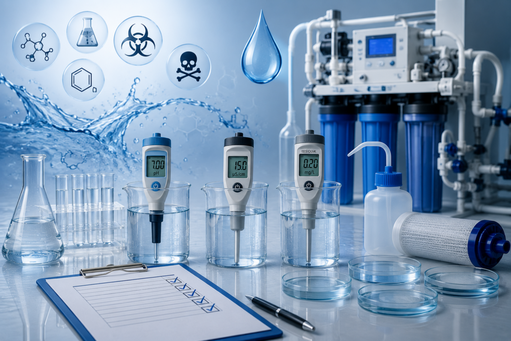 Chemical Contaminants and Water Purity: Meeting AAMI ST108 Limits for pH, Conductivity, and Residuals