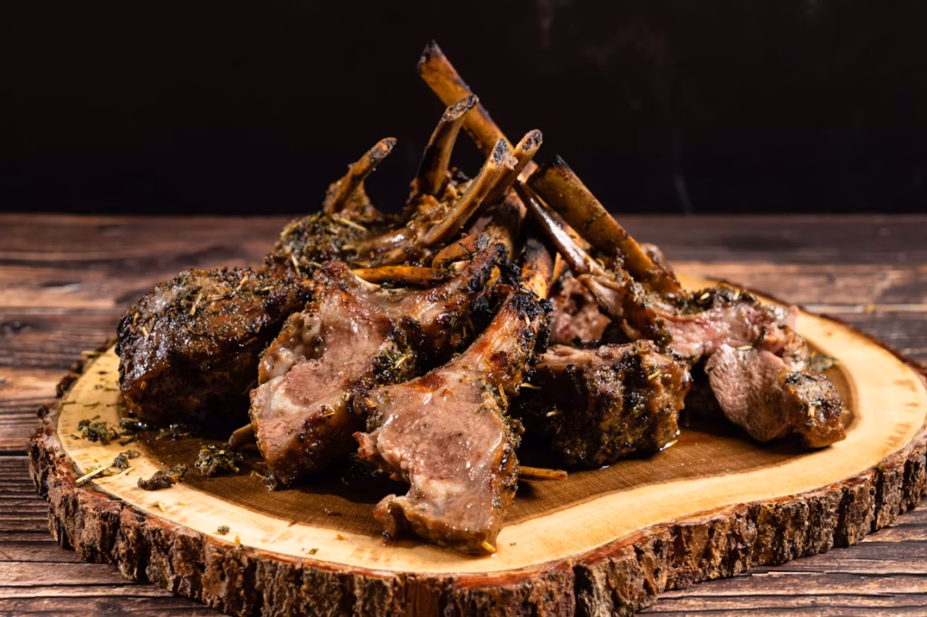 Why Lamb Works for Both Casual and Special Meals a plate of food on wooden table