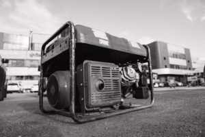 generator on road